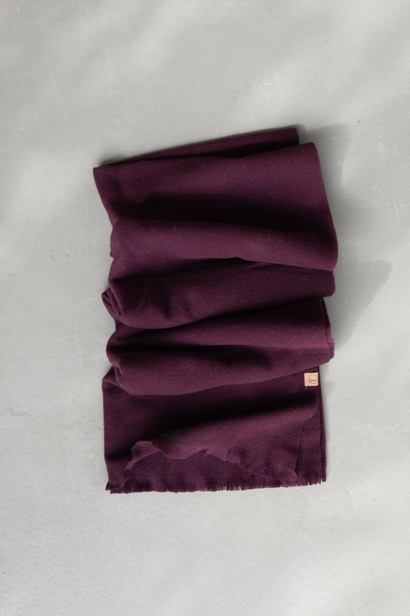 COISA SCARF AUBERGINE 