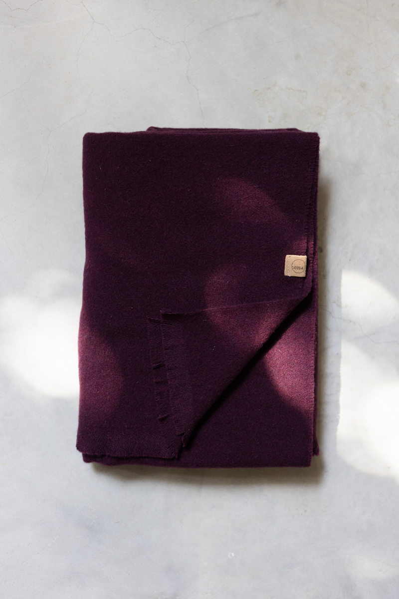 SCARF AUBERGINE - SAMPLE  